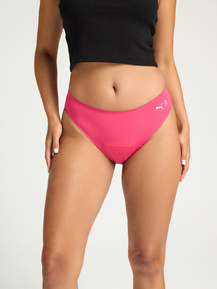 Modibodi Menstruační kalhotky PUMA & Modibodi Seamfree Active Bikini Moderate-Heavy Garnet Rose Pink