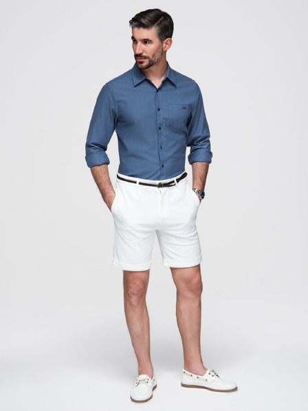 Ombre Clothing Košile K695 - denim Ombre Clothing