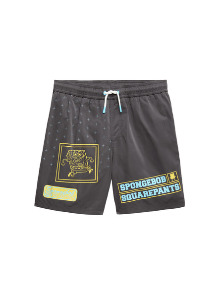 Marks & Spencer Koupací šortky se vzorkem a motivem SpongeBob Squarepants™ (6–16 let) Marks & Spencer černá