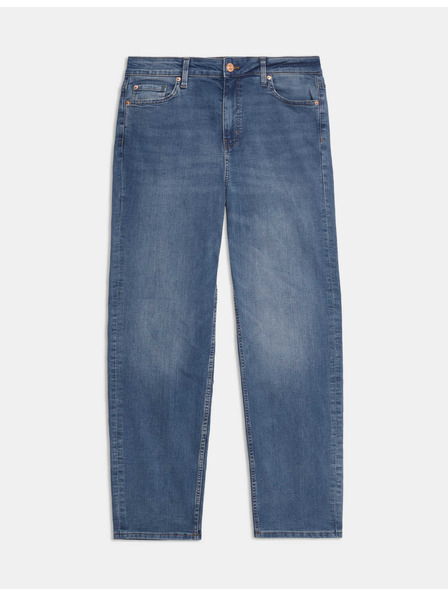 Marks & Spencer Modré dámské straight fit džíny Marks & Spencer