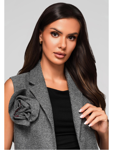 Edoti Dámská vesta LW-BLZV-0102 - šedá Larica