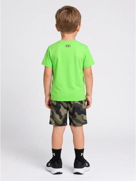Under Armour Chlapecký set Under Armour UA TECH PRINTED SS SHORT SET-GRN