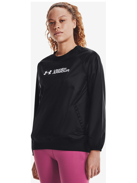 Under Armour Dámská mikina Under Armour Recover Storm Woven Shine Crew