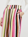 Noisy May Žluto-růžové pruhované culottes Noisy May Flora