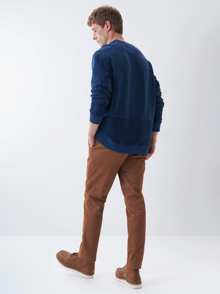 Salsa Jeans Tmavě modrá pánská mikina Salsa Jeans