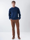 Salsa Jeans Tmavě modrá pánská mikina Salsa Jeans