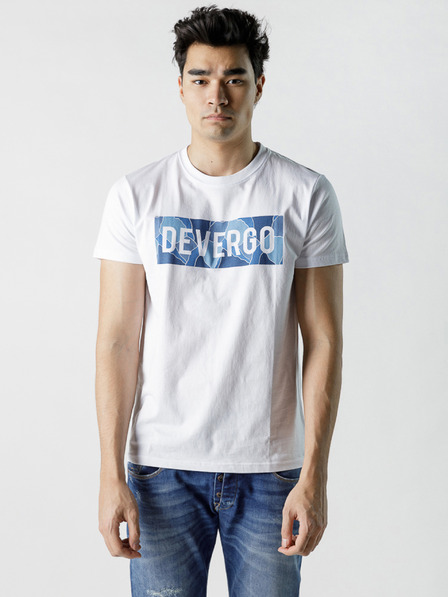 Devergo Bílé pánské tričko Devergo