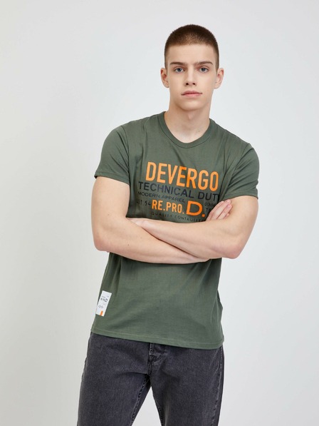 Devergo Khaki pánské tričko Devergo