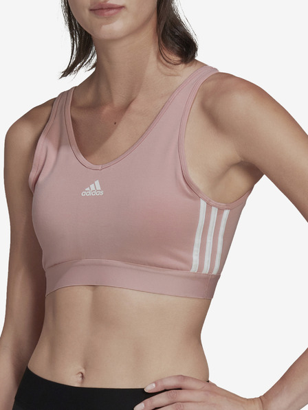 adidas Performance Světle růžová sportovní podprsenka adidas Performance