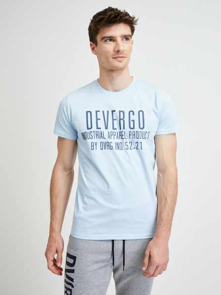 Devergo Světle modré pánské tričko Devergo