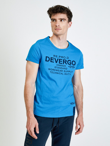 Devergo Modré pánské tričko Devergo