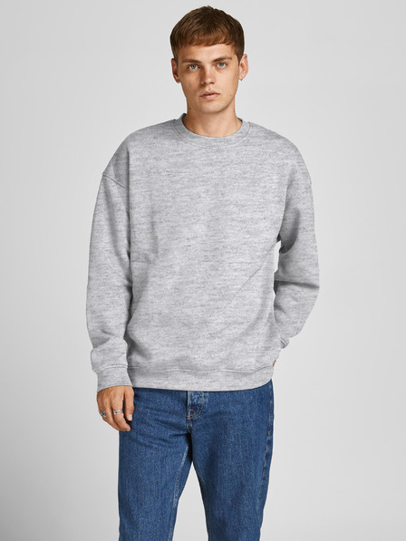 Jack & Jones Světle šedá žíhaná mikina Jack & Jones Brink