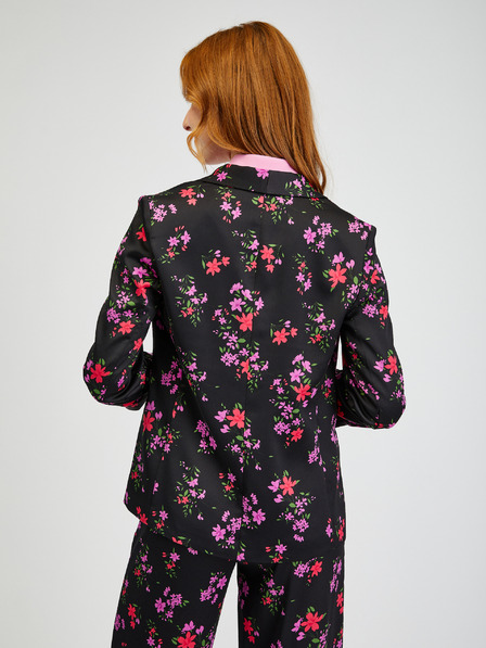 Orsay Černé dámské květované sako ORSAY