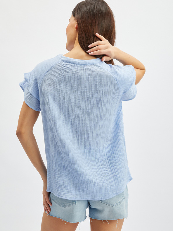 Orsay Světle modrá dámská halenka ORSAY