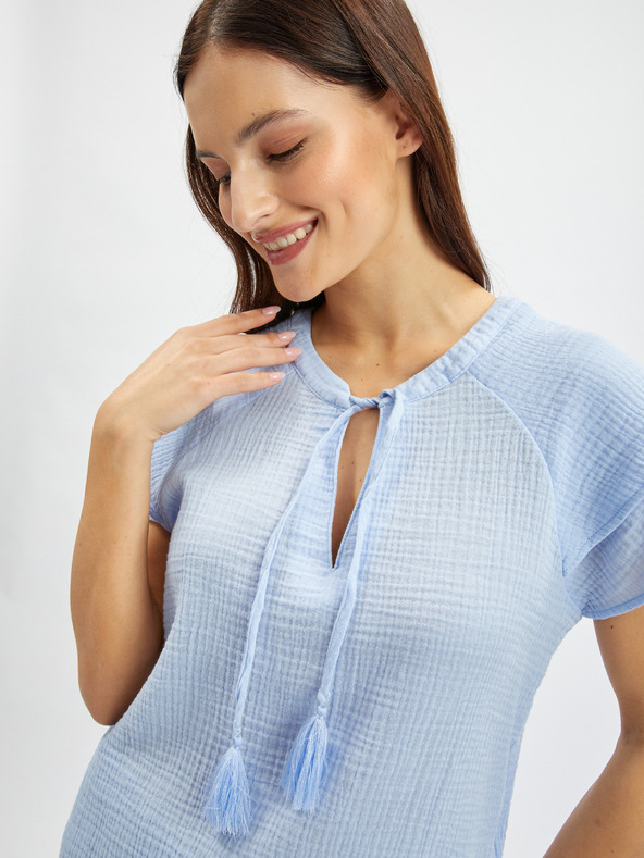 Orsay Světle modrá dámská halenka ORSAY