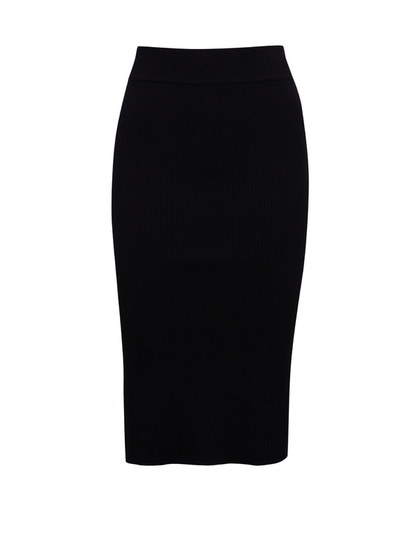 Orsay Černá dámská sukně s rozparkem ORSAY