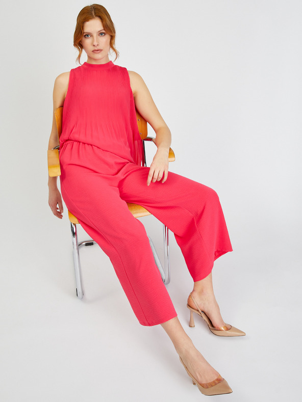 Orsay Tmavě růžová dámská plisovaná halenka ORSAY