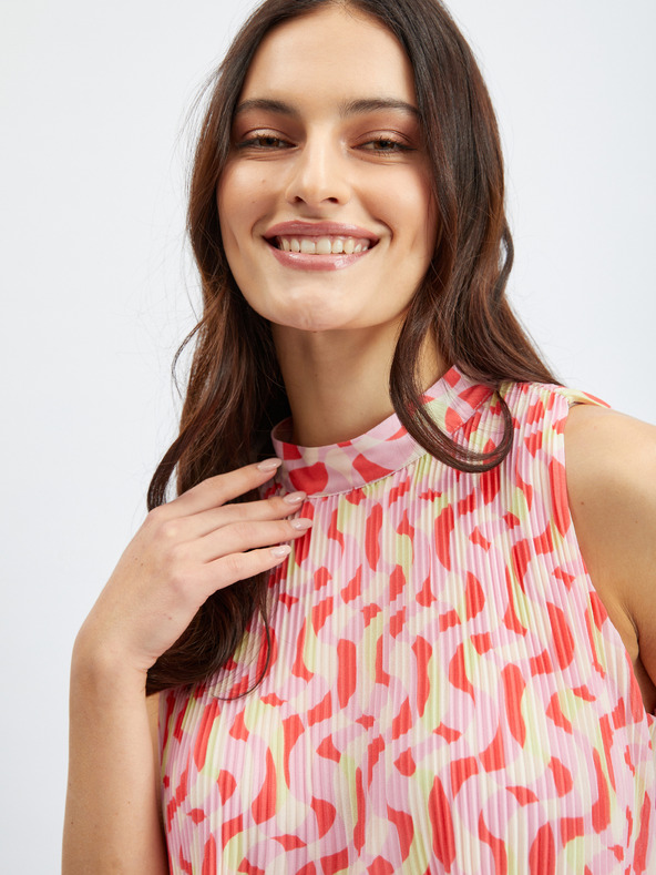 Orsay Růžová dámská vzorovaná halenka ORSAY