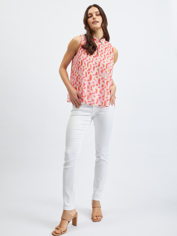 Orsay Růžová dámská vzorovaná halenka ORSAY