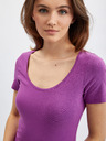 Orsay Fialové dámské basic tričko ORSAY