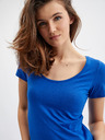 Orsay Modré dámské basic tričko ORSAY