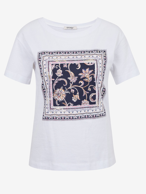 Orsay Bílé dámské tričko ORSAY