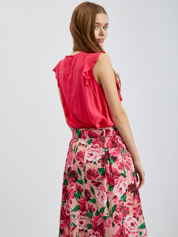 Orsay Tmavě růžová dámská halenka ORSAY