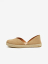 Ojju Světle hnědé dámské semišové espadrilky OJJU