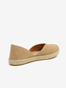 Ojju Světle hnědé dámské semišové espadrilky OJJU