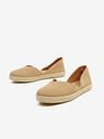 Ojju Světle hnědé dámské semišové espadrilky OJJU