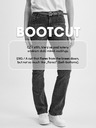 Diesel Tmavě šedé dámské zkrácené bootcut džíny s potrhaným efektem Diesel Grupee