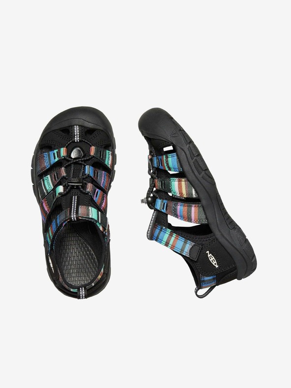 Keen Černé dívčí vzorované sandály Keen Newport