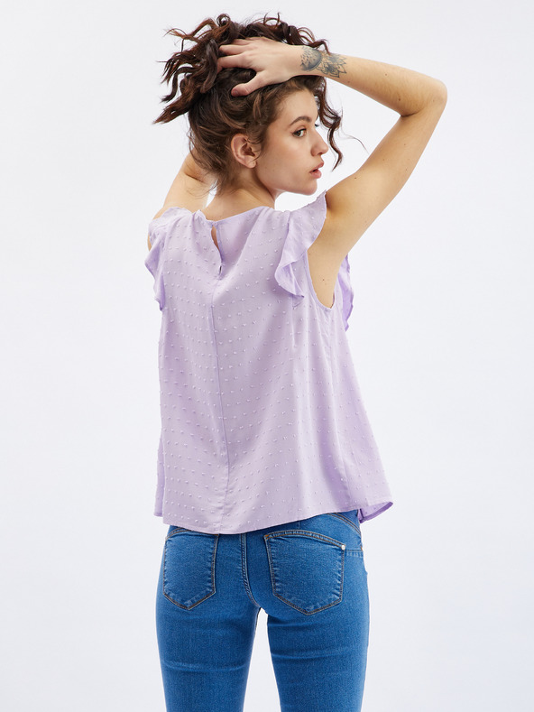 Orsay Fialová dámská halenka ORSAY