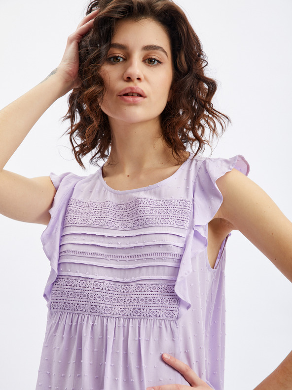 Orsay Fialová dámská halenka ORSAY