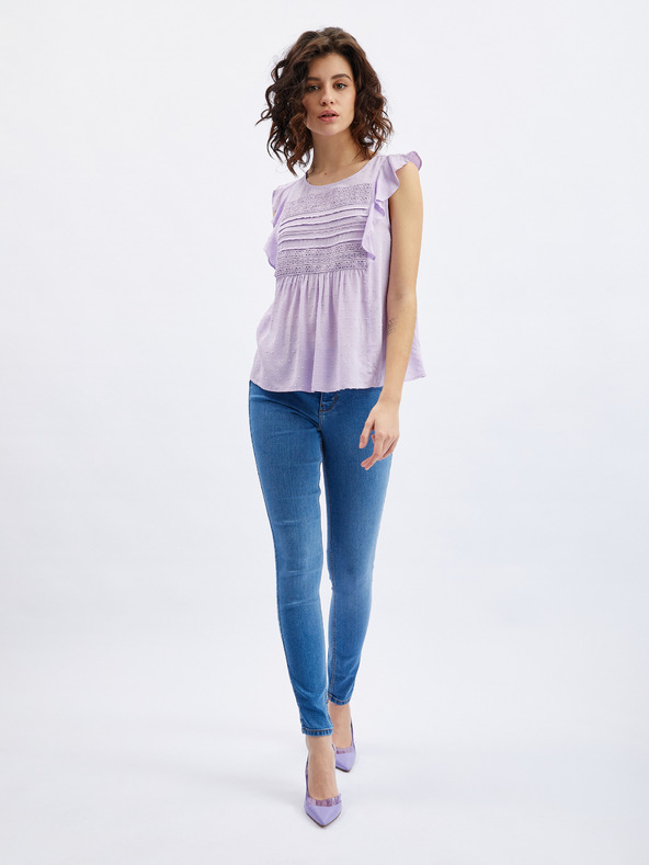 Orsay Fialová dámská halenka ORSAY