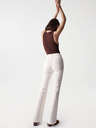 Salsa Jeans Krémové dámské flared džíny Salsa Jeans Glamour
