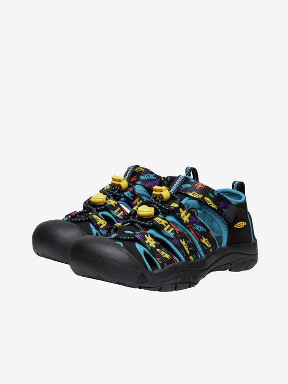 Keen Černé klučičí vzorované sandály Keen