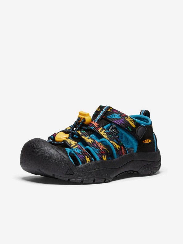 Keen Černé klučičí vzorované sandály Keen