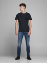 Jack & Jones Modré slim fit džíny Jack & Jones Glenn