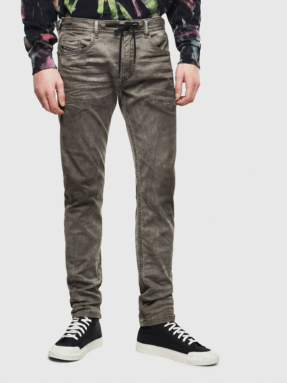 Diesel Šedé pánské slim fit džíny Diesel Thommer