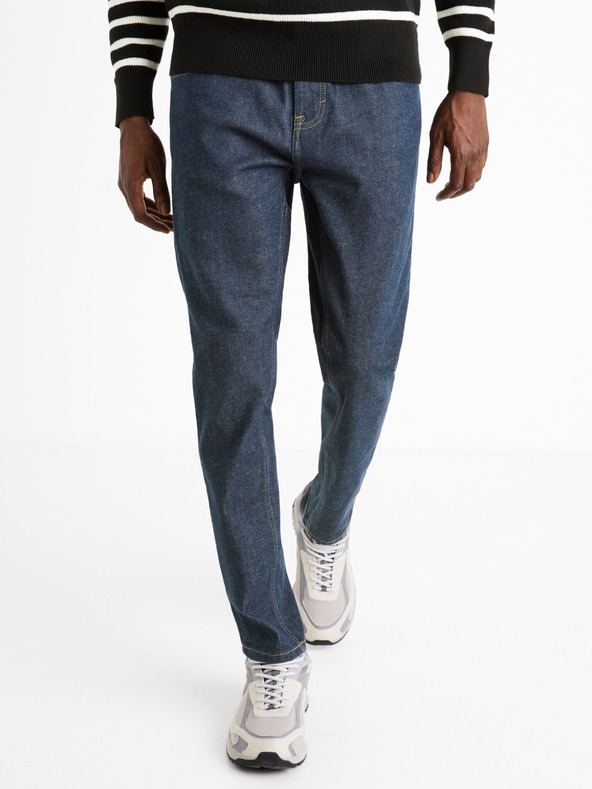 Celio Tmavě modré pánské slim fit džíny Celio C25 Donew