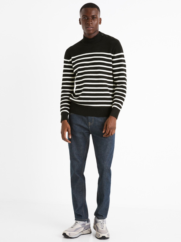 Celio Tmavě modré pánské slim fit džíny Celio C25 Donew