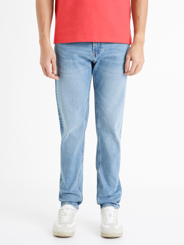 Celio Světle modré pánské slim fit džíny Celio C25 Doslight25