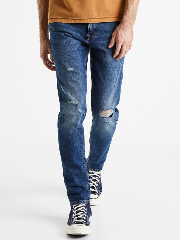 Celio Modré pánské slim fit džíny Celio Dostroy2