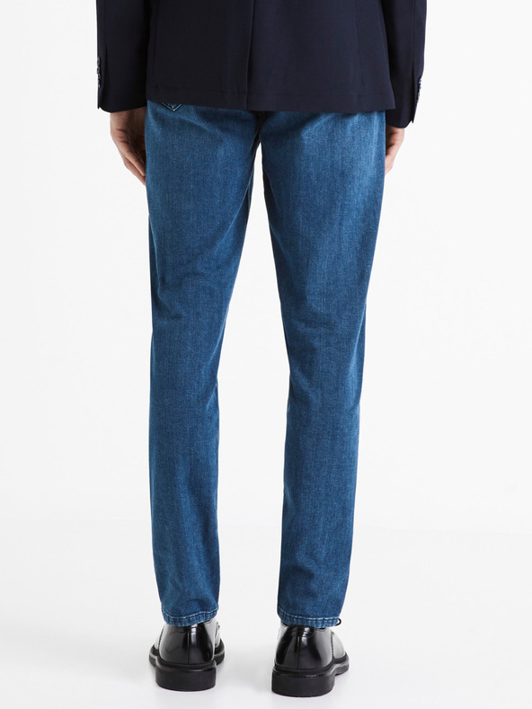 Celio Modré pánské slim fit džíny Celio C25 Dosoft25
