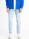 Celio Světle modré pánské slim fit džíny Celio C25 Dobleach