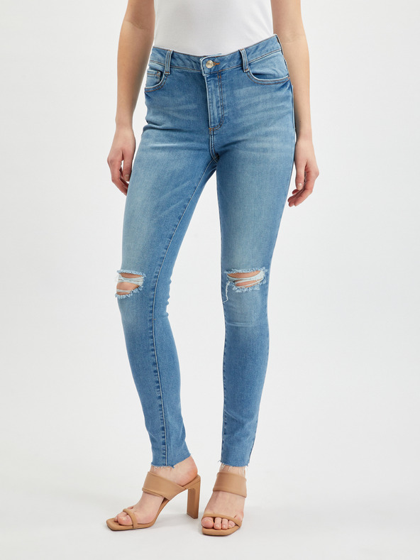 Orsay Světle modré dámské skinny fit džíny ORSAY