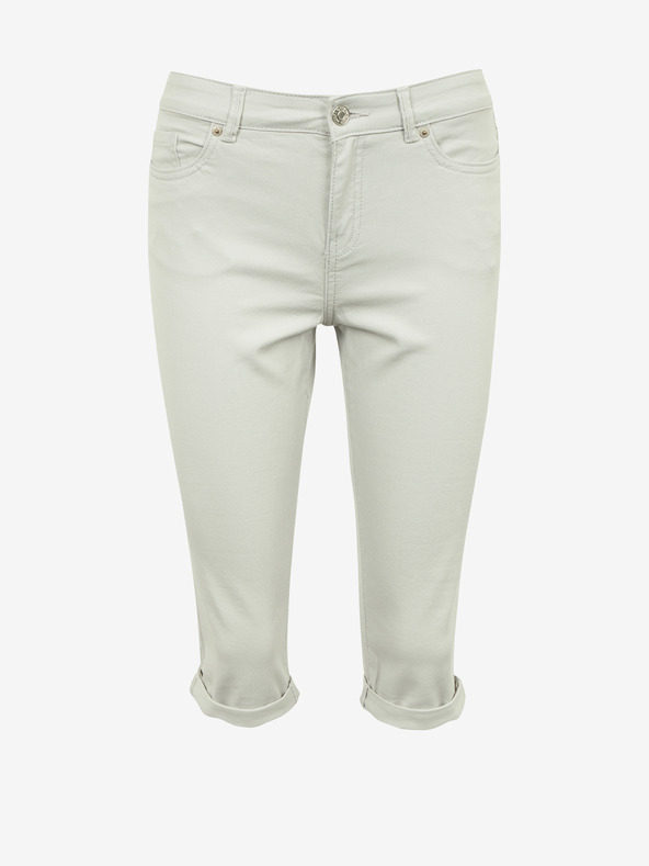 Orsay Světle šedé dámské zkrácené džíny ORSAY