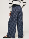 Pepe Jeans Tmavě modré dámské vzorované culottes kalhoty Pepe Jeans