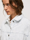 Pepe Jeans Bílá dámská džínová bunda Pepe Jeans